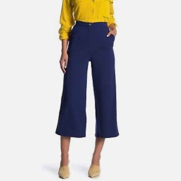 GLG Good Luck Gem • High Waisted Pull On Culotte Pants - Picture 1 of 13